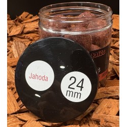 Dipované Boilies Jahoda 24...